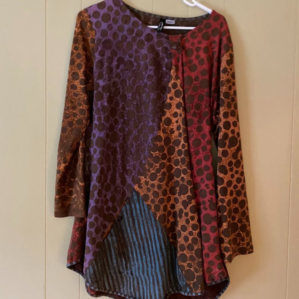 Winter Sun Clothing Brand Cotton Tunik (Size L)  Multi Color